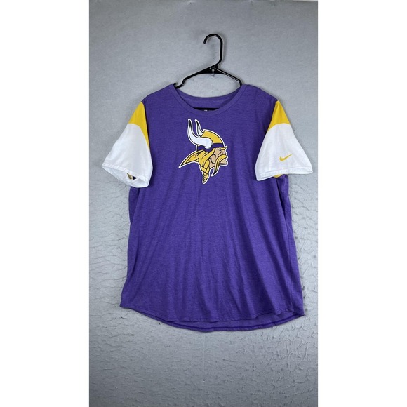 Nike Other - Minnesota Vikings‎ Shirt Mens 2XL Purple NFL Football Nike Tri Blend Tee